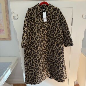 ERDEM Leopard Print Women's Coat